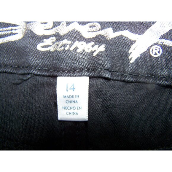 Seven 7 Jeans Black Tummy Less Skinny High Rise 14 Black NWT - Picture 5 of 10